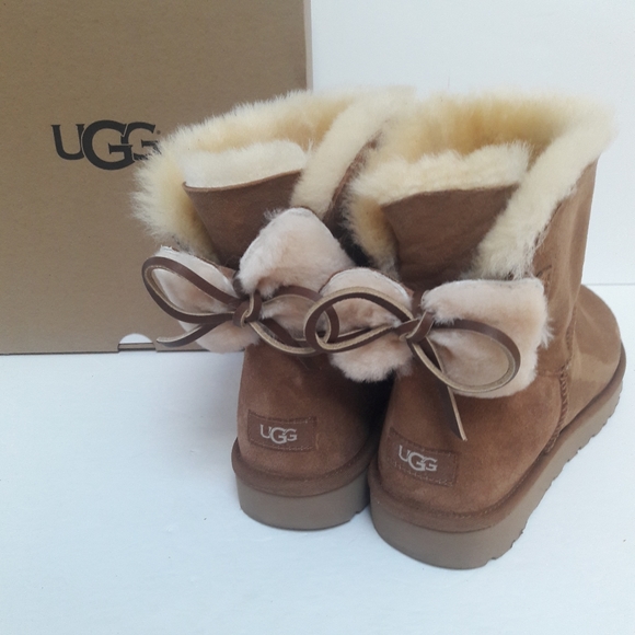 UGG Shoes - New UGG Classic Mini Double Bow Boots 12